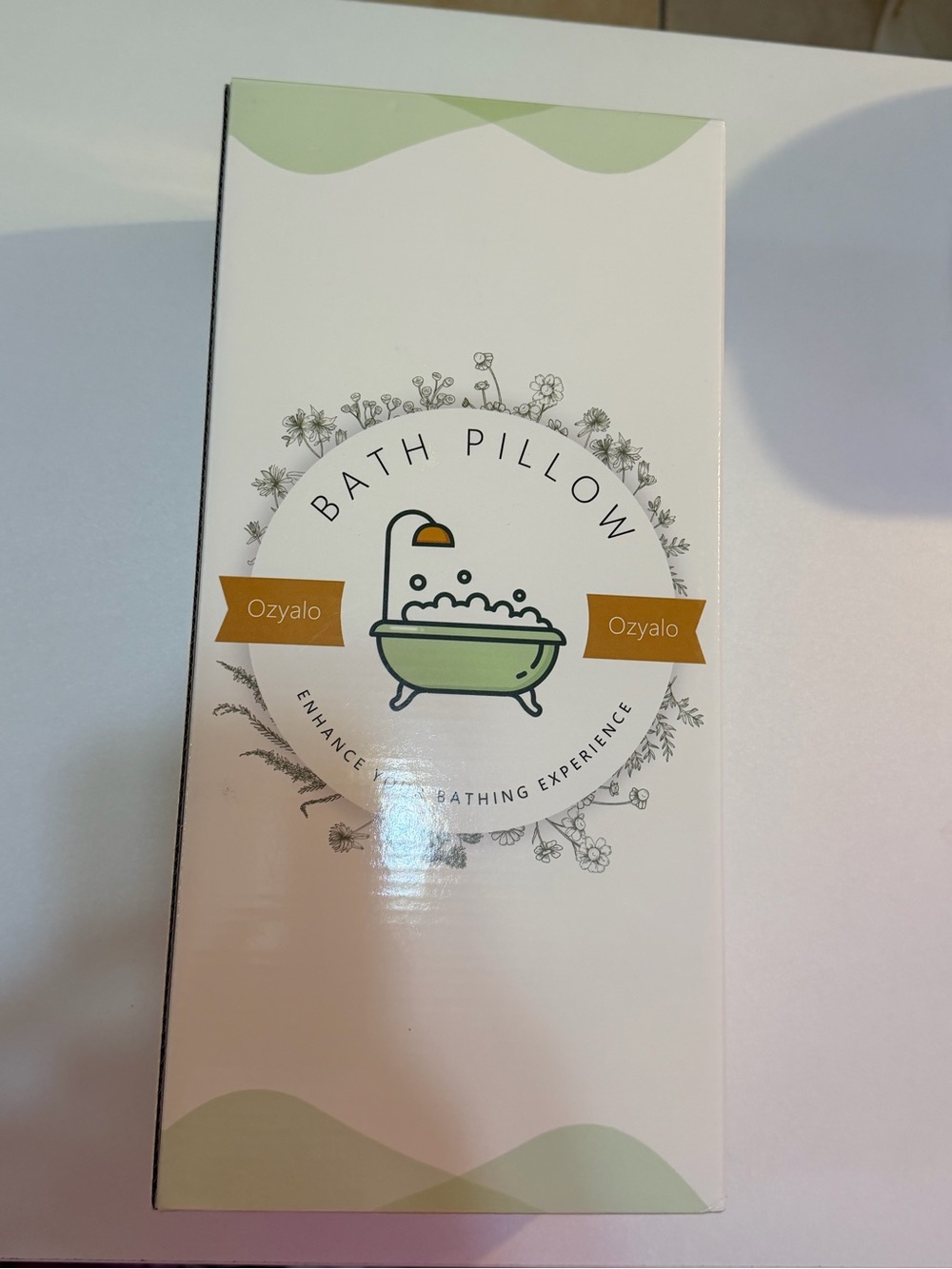 White Bath Pillow - Comfortable Spa Support
